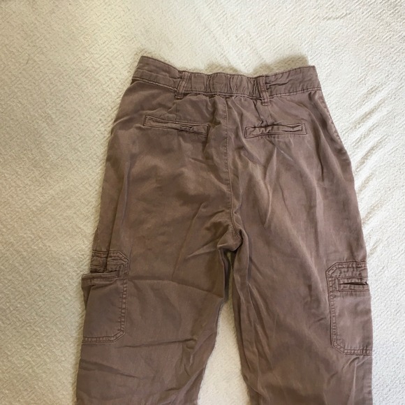 Maurice's Women's Cargo Pants Size 2 Dusty Mauve Lyocell Blend Casual Trousers - Picture 4 of 7